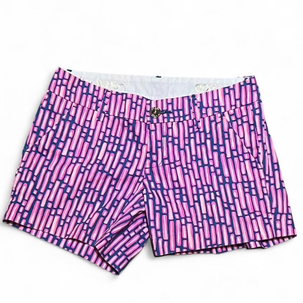 Lilly Pulitzer Pink & Purple Geometric Shorts